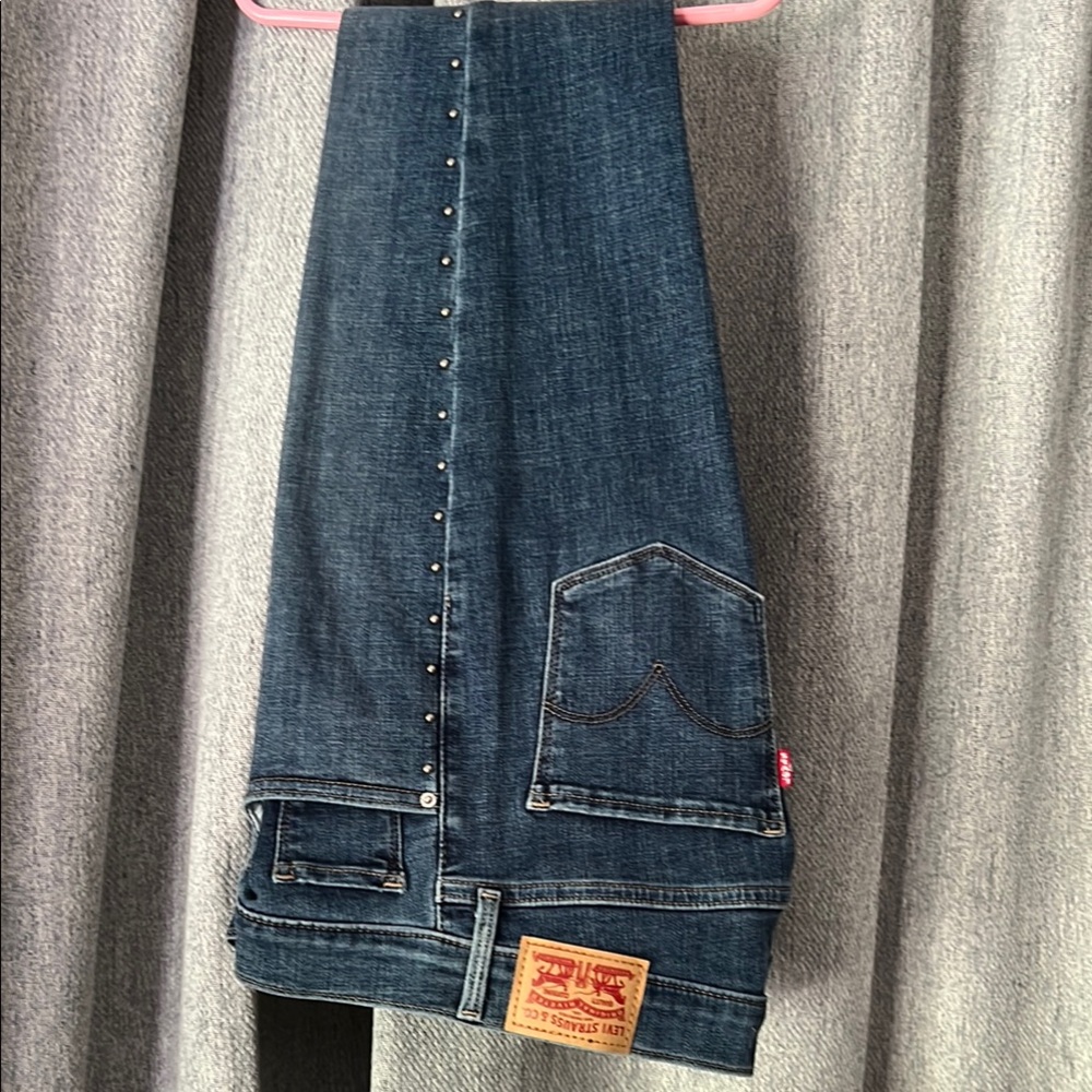 Levi's Medium Blue Denim Jeans with Rivet Accents